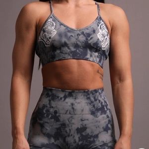DARC SPORT EVERSON BLUE MARBLE BRA